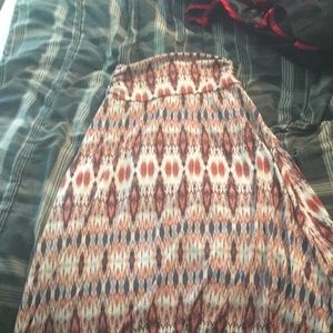 Multi color long skirt joe B